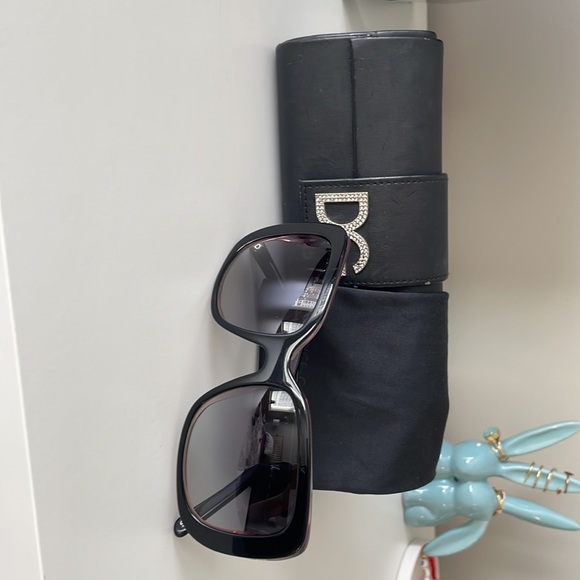 Dolce & Gabbana Black on Pink Square Framed Sunglasses - Picture 5 of 6